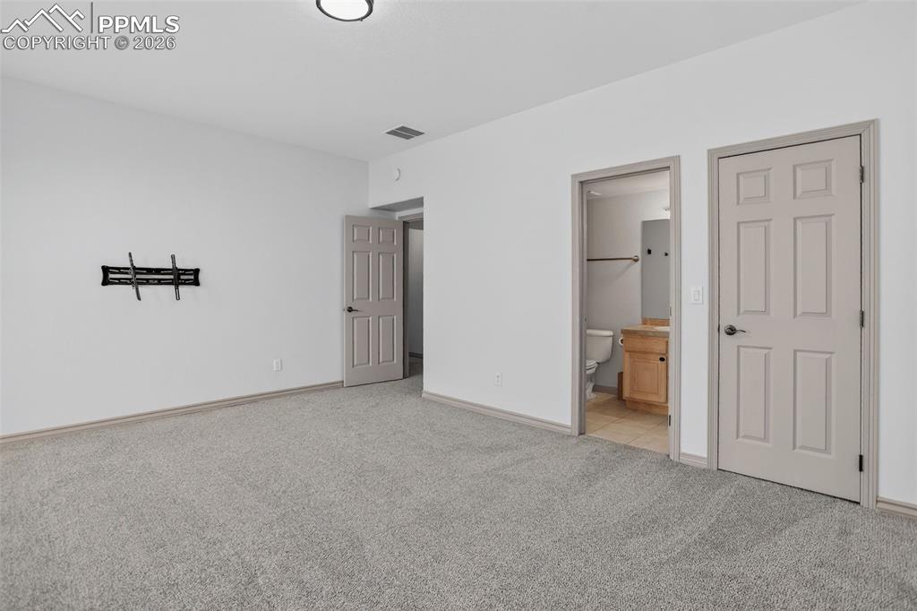 Basement bedroom