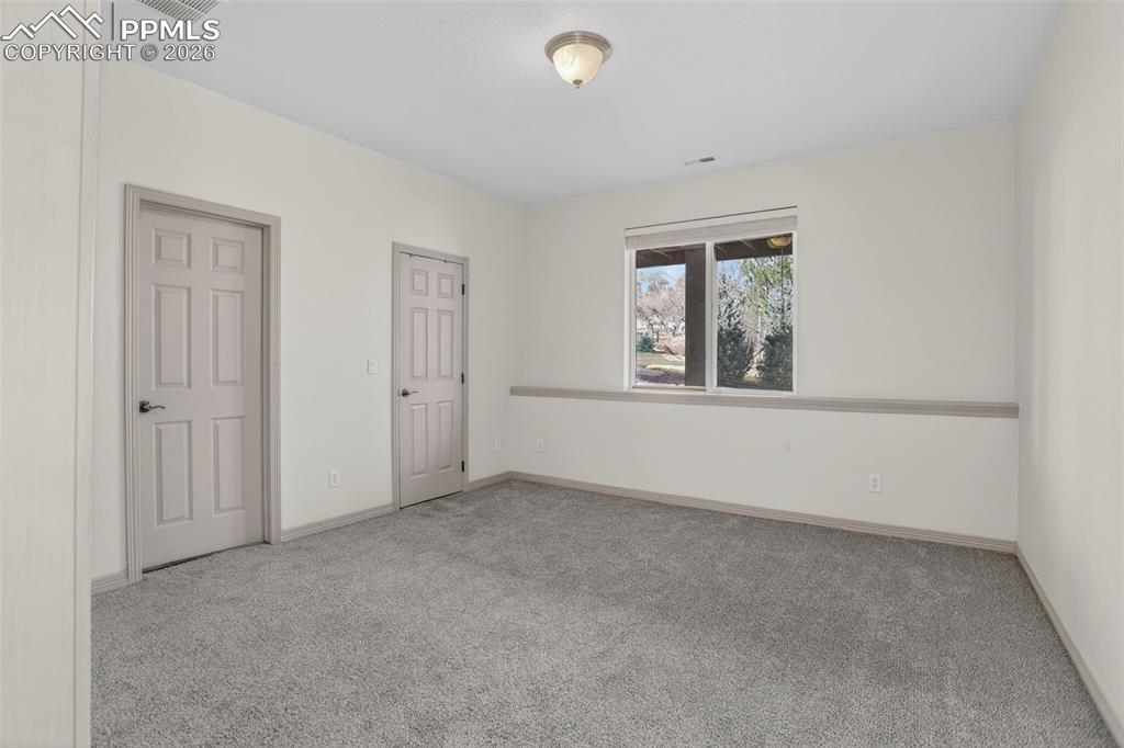 Basement bedroom