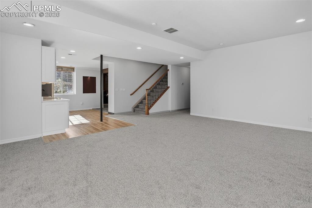 Basement family room