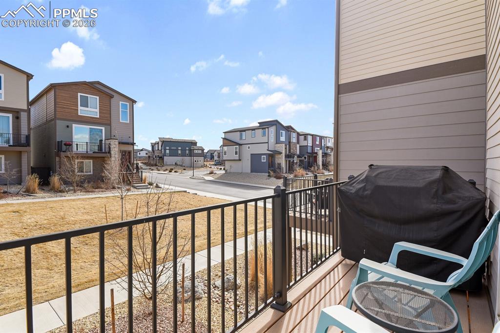 Front Balcony With Gas Stub