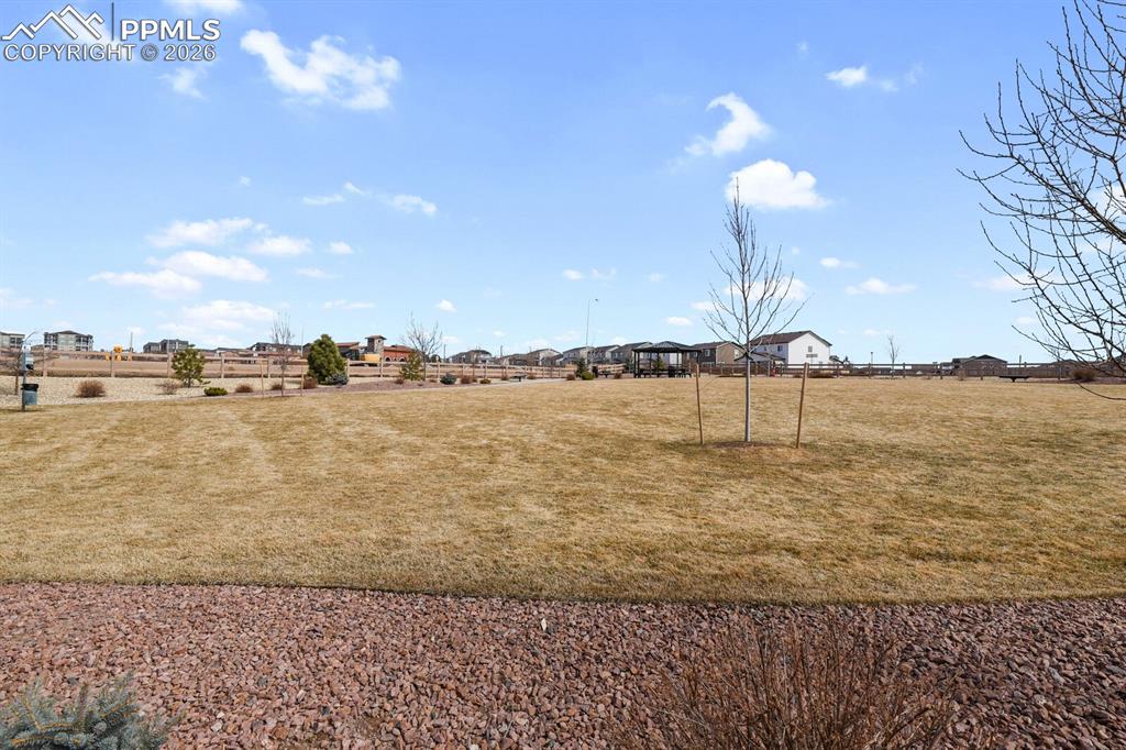 Community Park area with Gazebo and Picnic Tables