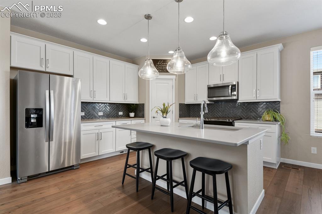 Kitchen With Stainless Appliances 