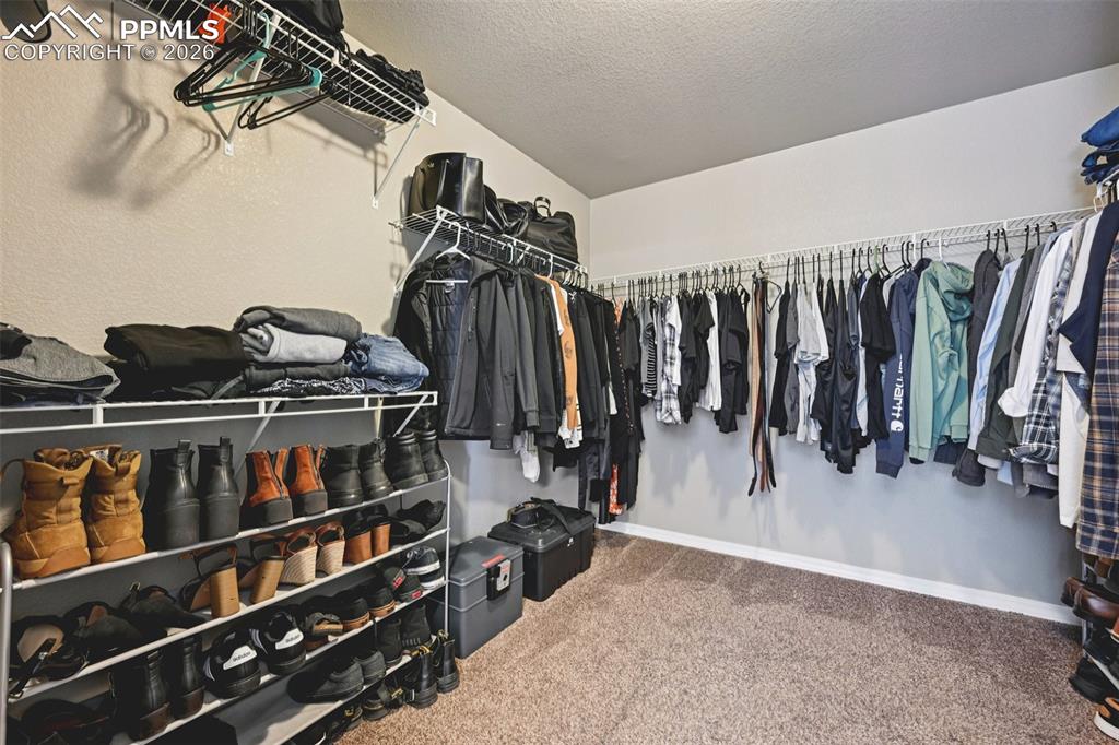 Primary walk-in closet