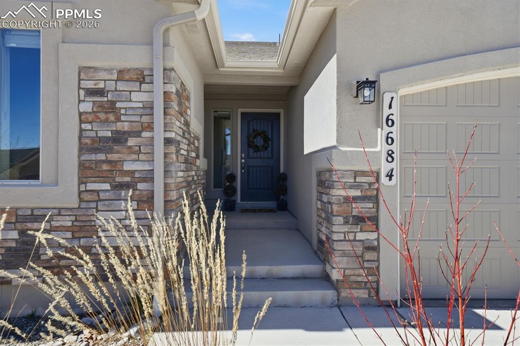 Upgraded Elevation- Stucco and Stone Exterior 