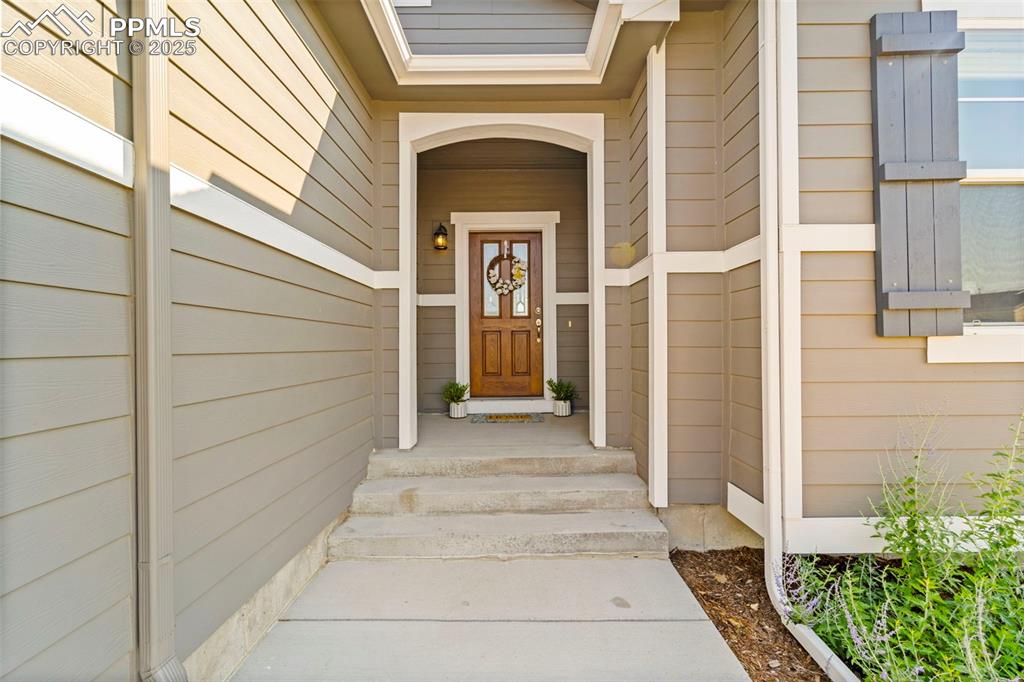 Front Steps to Covered Entry