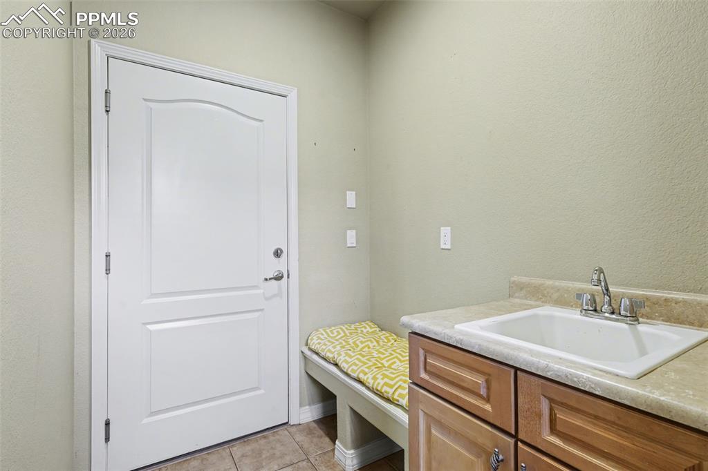 Private Entry Off Garage