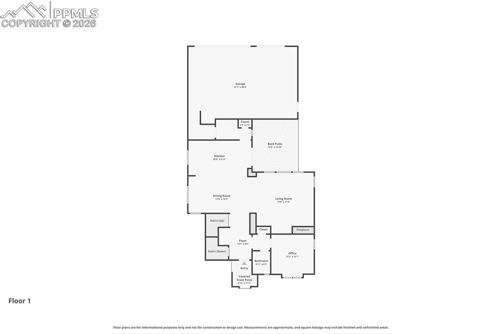 Main Level Floor Plan
