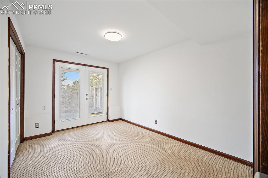 Walkout to the backyard, bedroom 1 downstairs