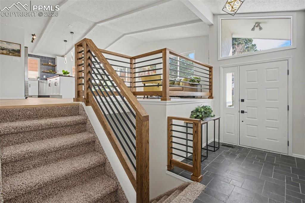 Bright Entry, Custom Railing