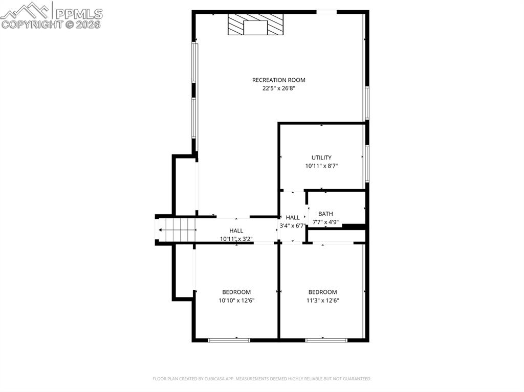 Lower level floorplan