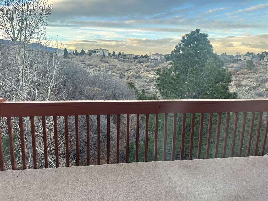 View off the Deck of the Primary bedroom