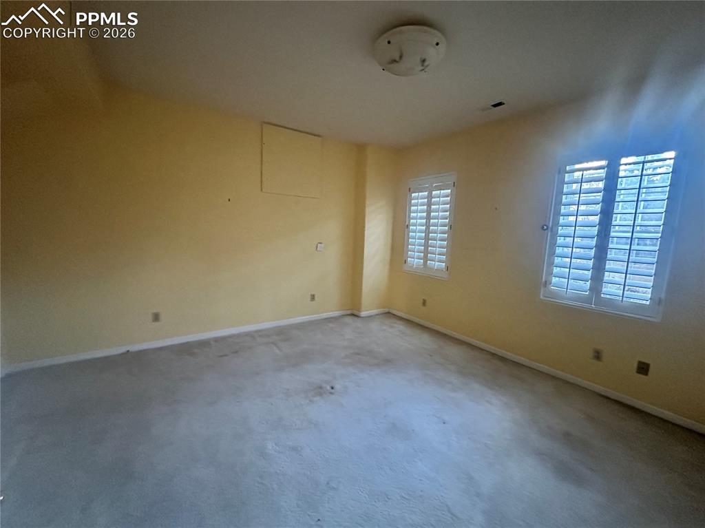4th bedroom in the finished walk out basement