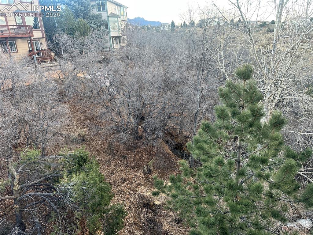 view from the upper deck off of the dining room