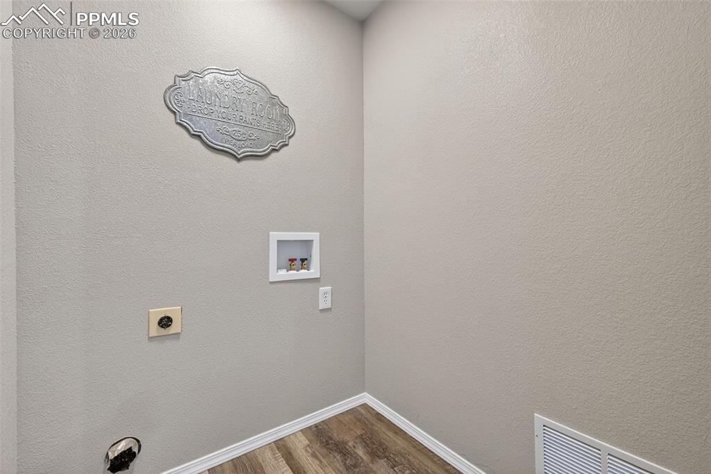 On the main floor. Lots of room. 