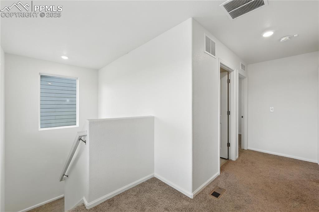 Stairs to the upper level.