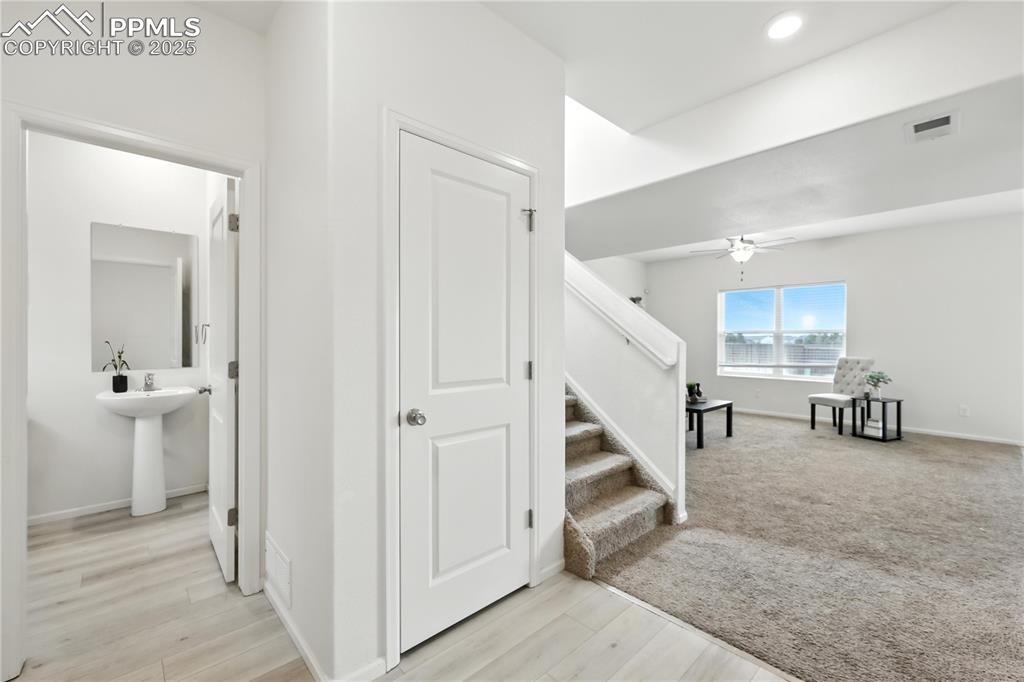 Front Entry into the spacious Living Room.