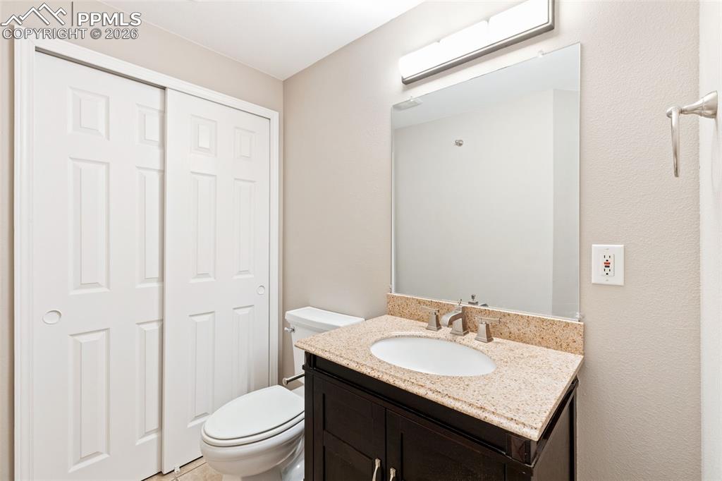 Finished basement also has a newer half bath and closet storage.
