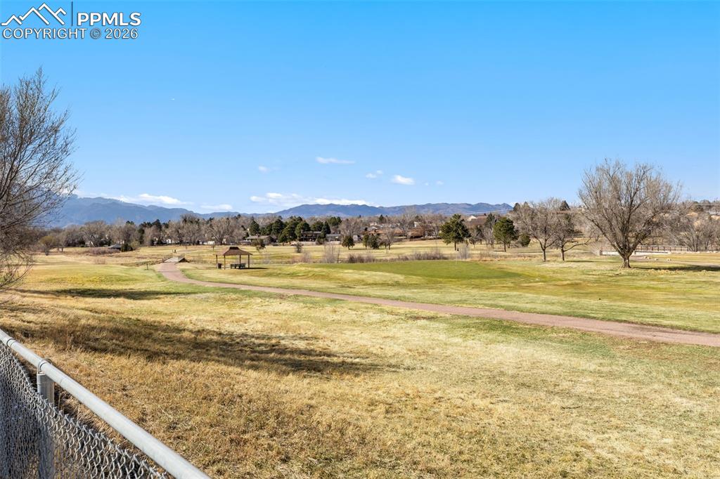Golf course and mountain views from your townhome!