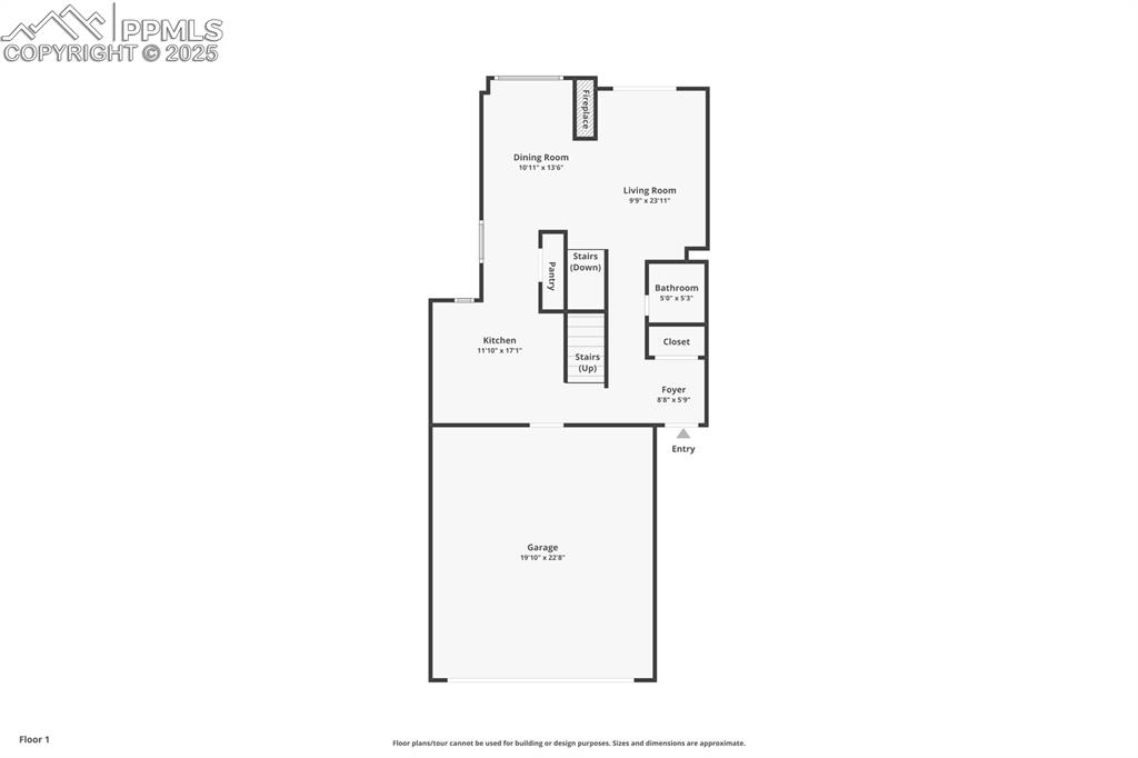 View of room layout
