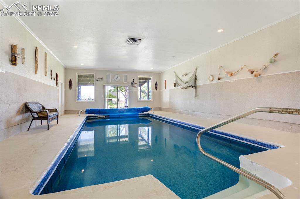 View of indoor swimming pool