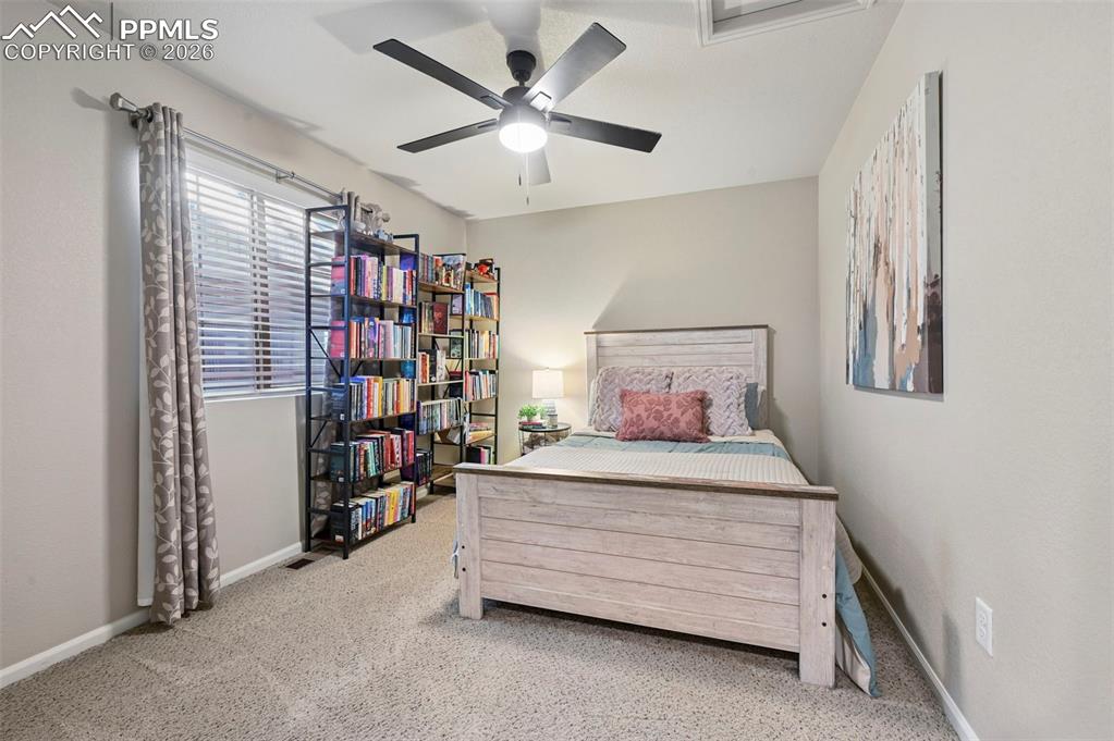 Upstairs, bedroom 3 with step-in closet
