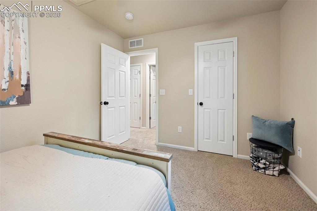 Upstairs, bedroom 3 with step-in closet