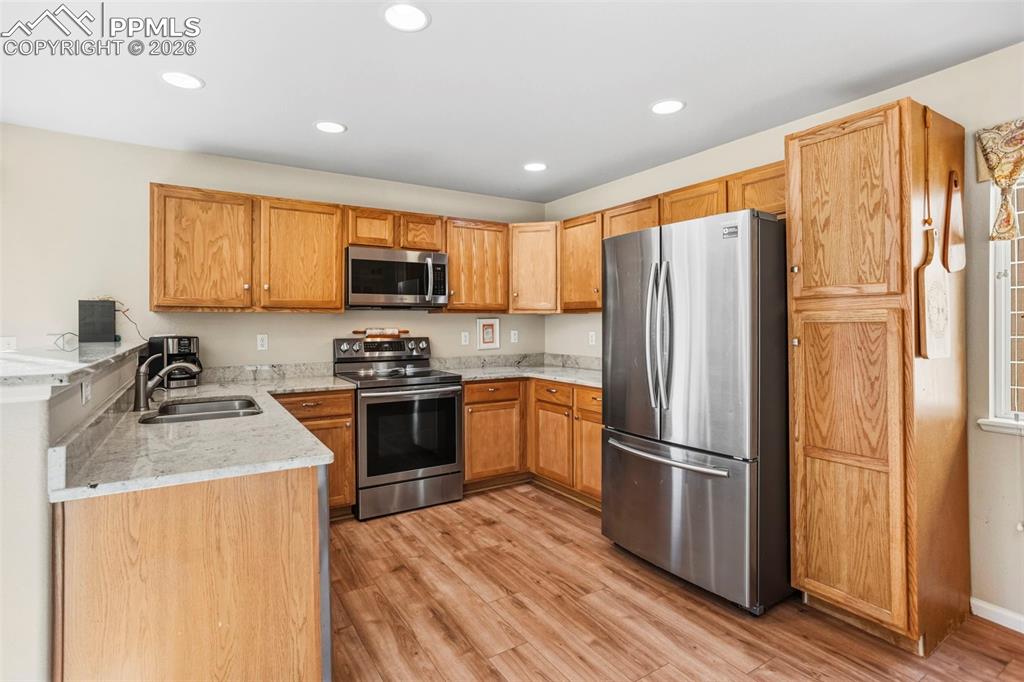 Kitchen featuring stainless steel appliances