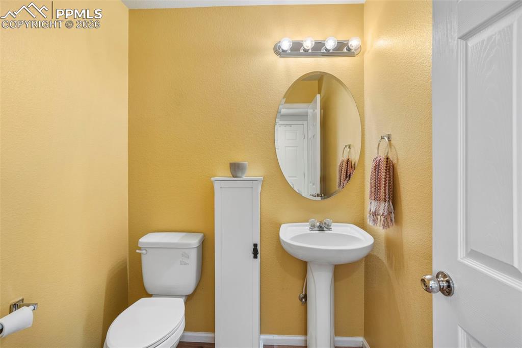 Main floor half bath