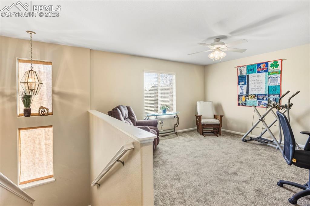 Upstairs open flexible space