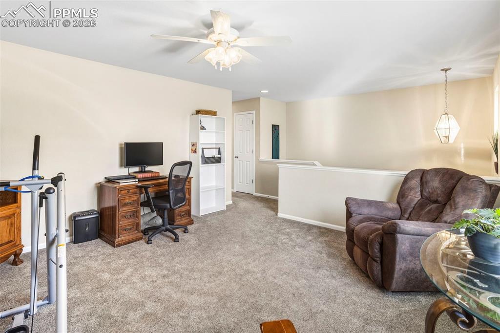 Upstairs open flexible space