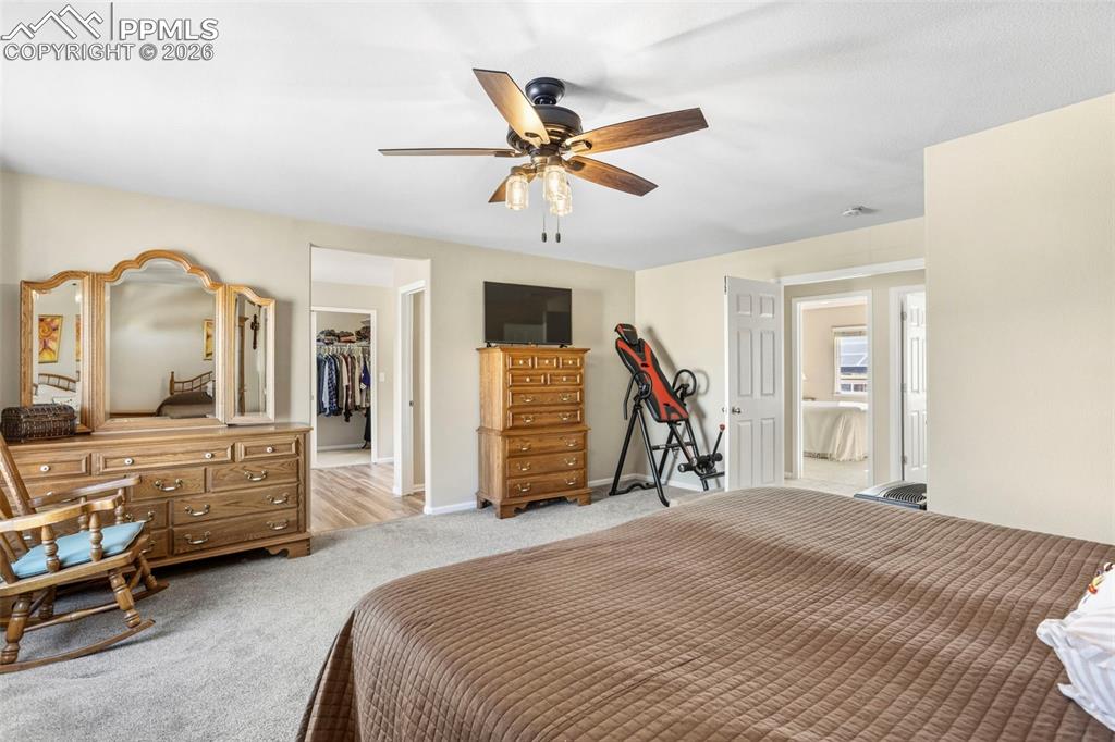 Spacious Primary Bedroom with en suite bathroom