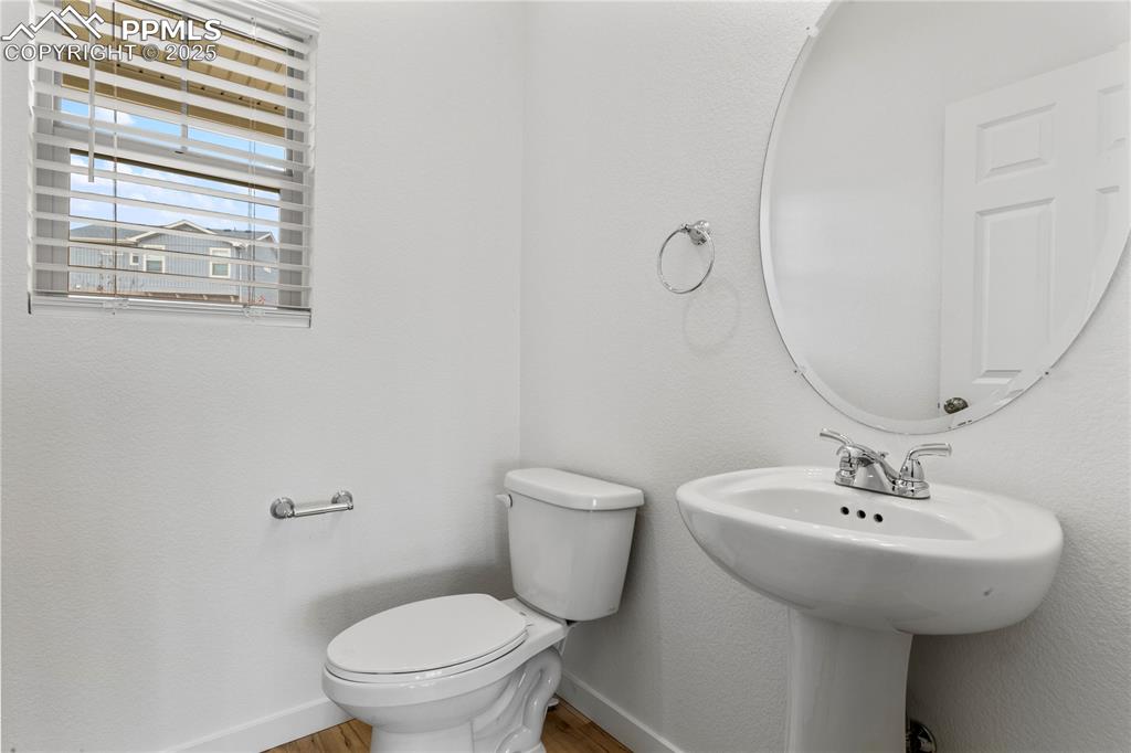 1/2 bath on main level