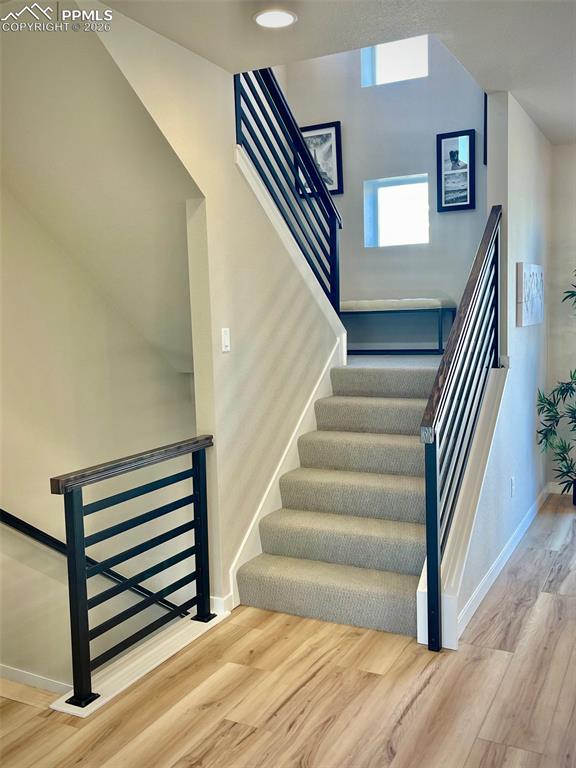 Stairs to upper level