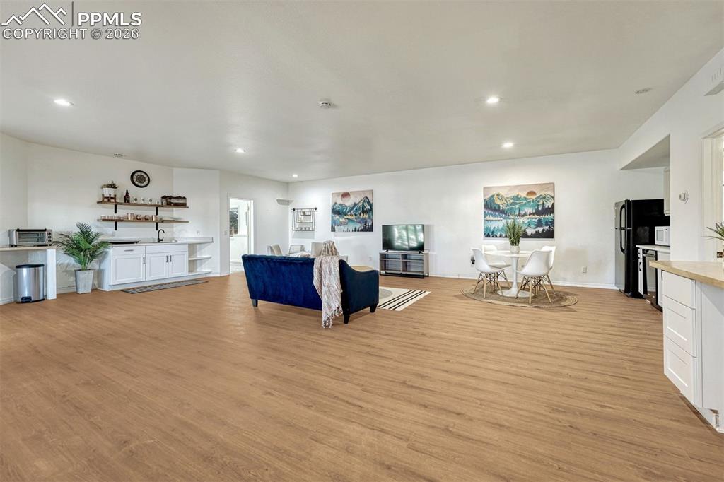 huge walk out basement