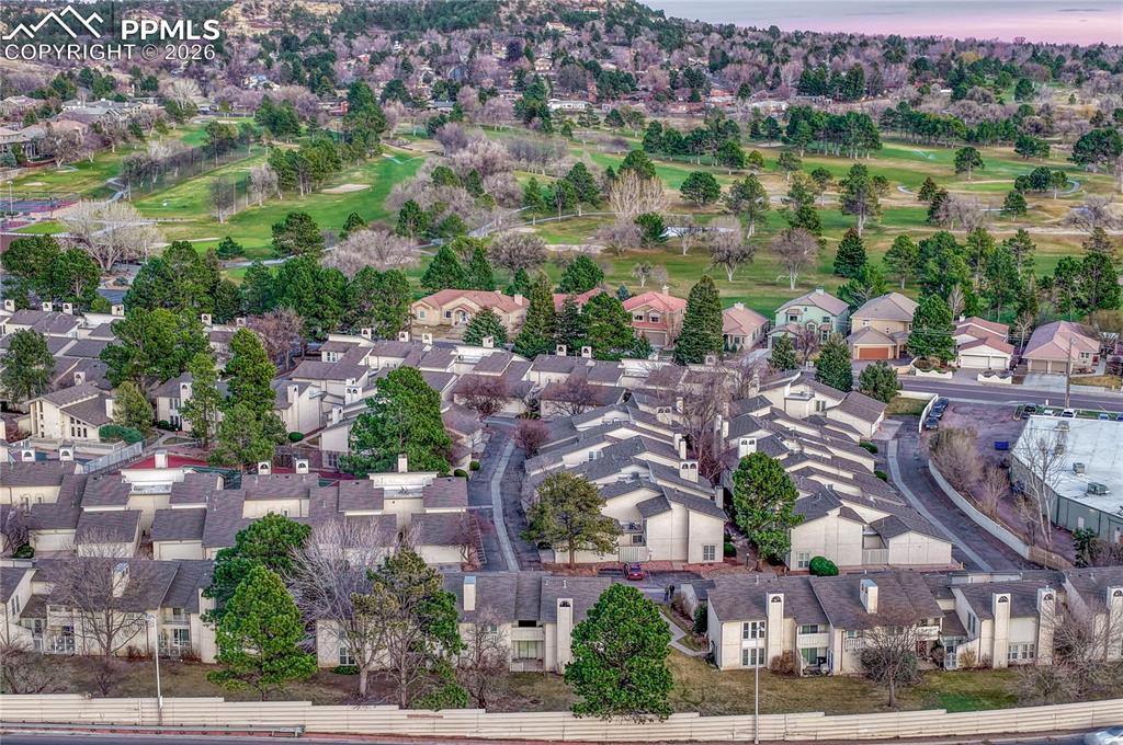 A 3 minute walk through your neighborhood and you'll be at The Country Club of Colorado! Or you can just ride your golf cart there!