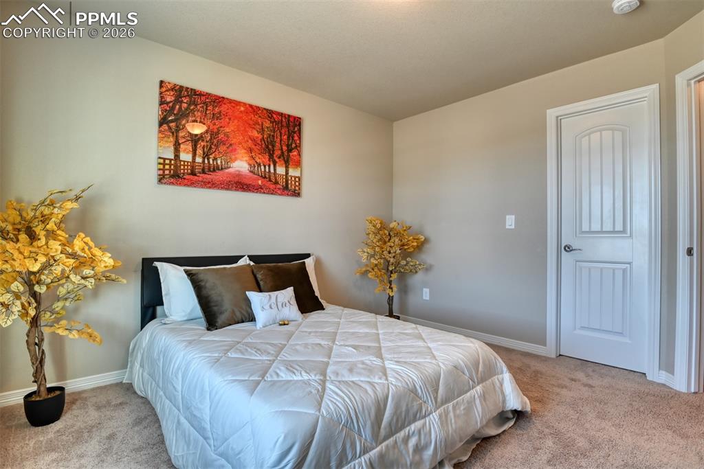 4th bedroom with a walk-in closet