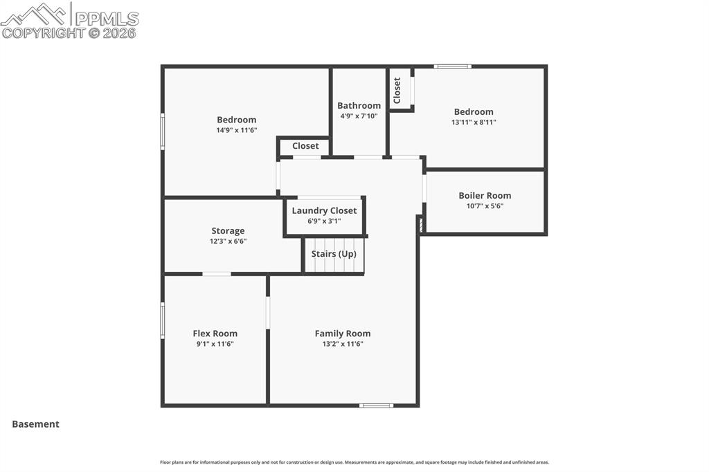 Basement Level Floor Plan
