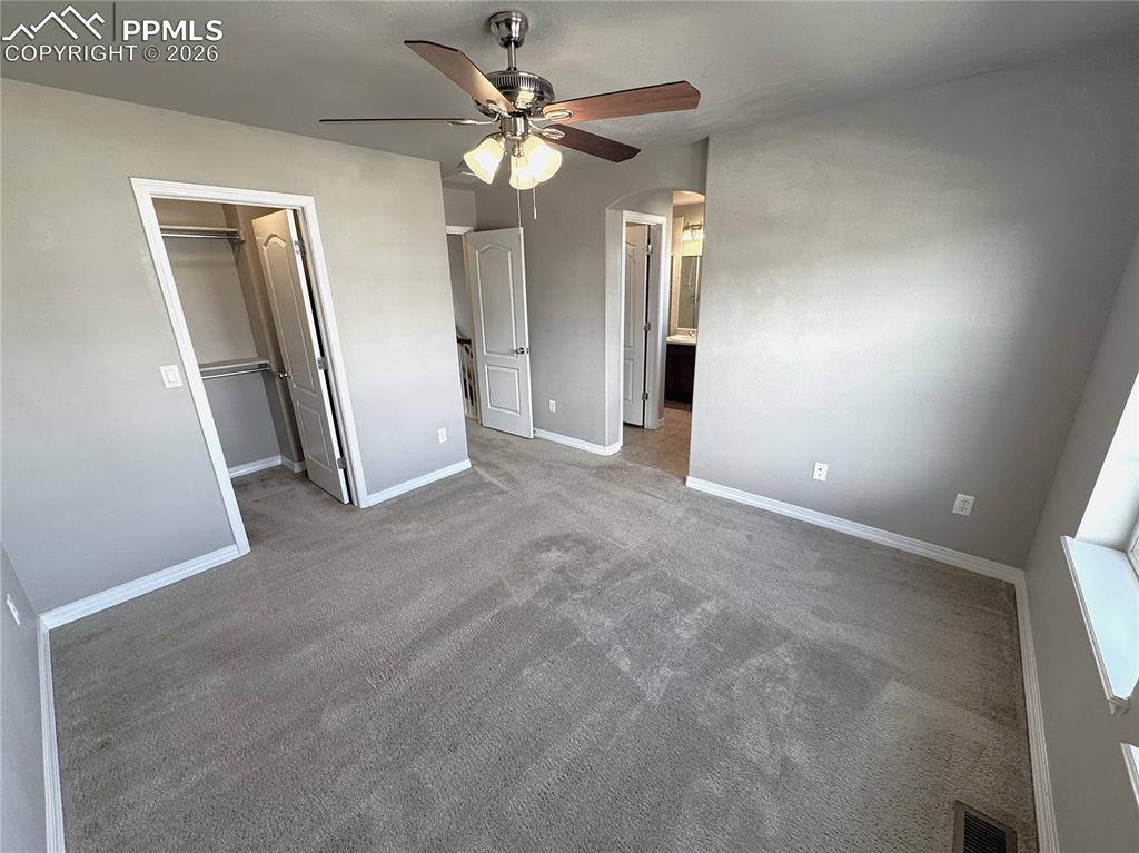 Primary Bedroom with Walk-in Closet