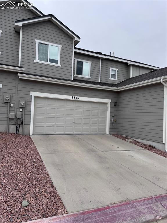 Driveway to Large 2 Car Garage