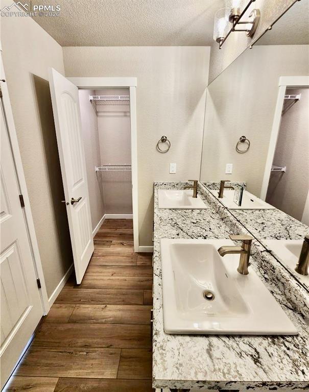 Primary ensuite with double vanity
