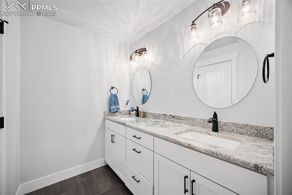 Lower level bathroom.