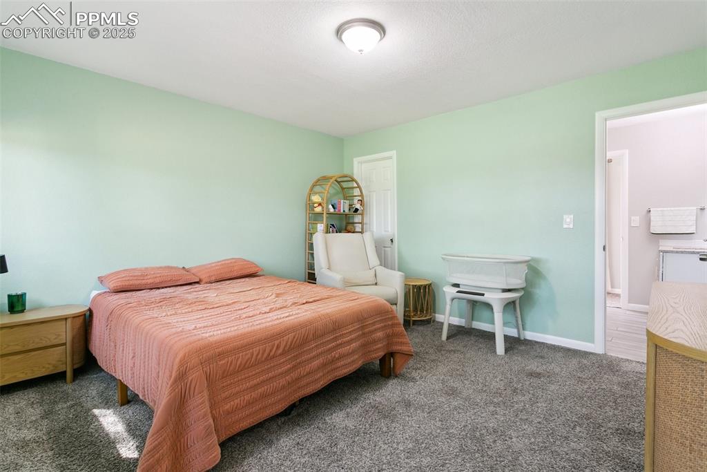 Second bedroom with walk in closet and attached bath