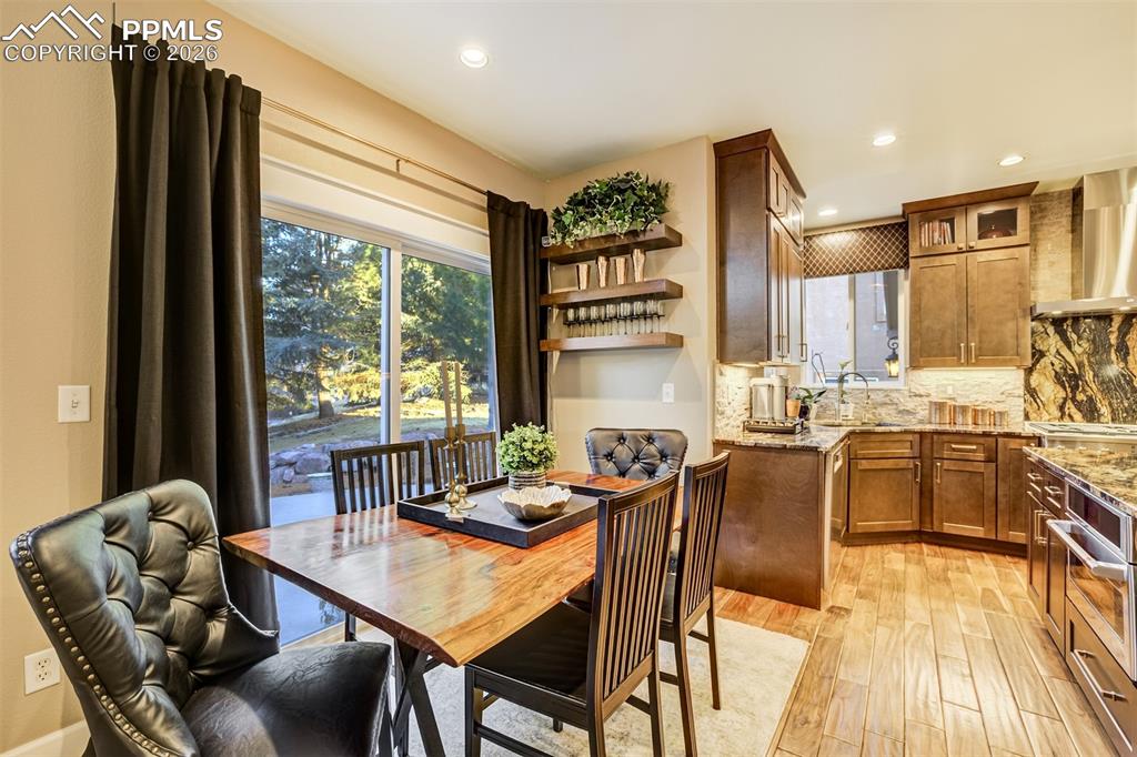 The kitchen leads directly to the backyard; easy for grilling and entertaining!