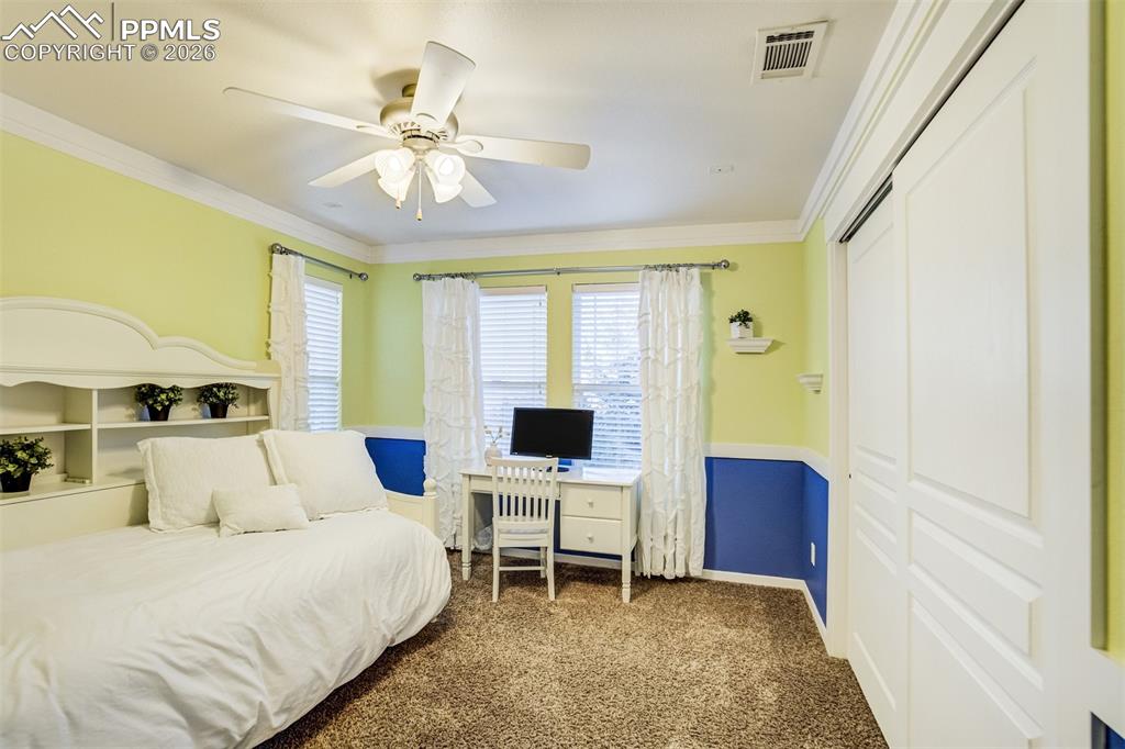 A fourth bedroom on the upper level