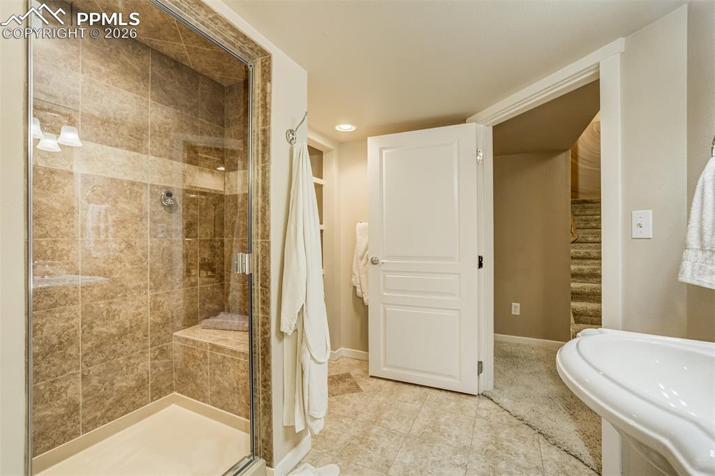 Enjoy a steam shower after a hike on the nearby trails!