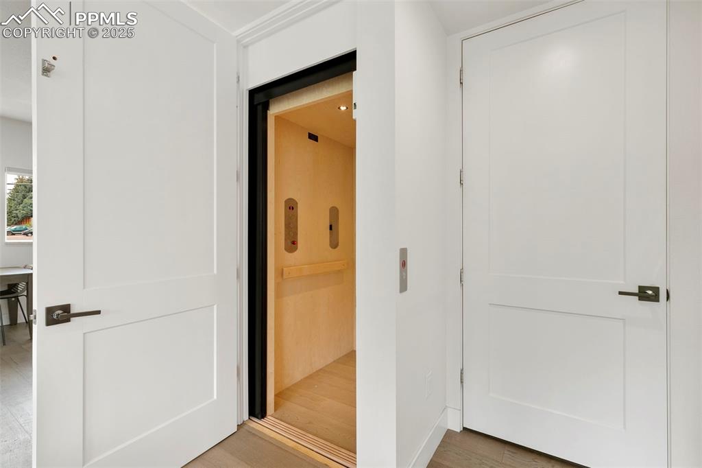 Elevator for ease of access throughout the home
