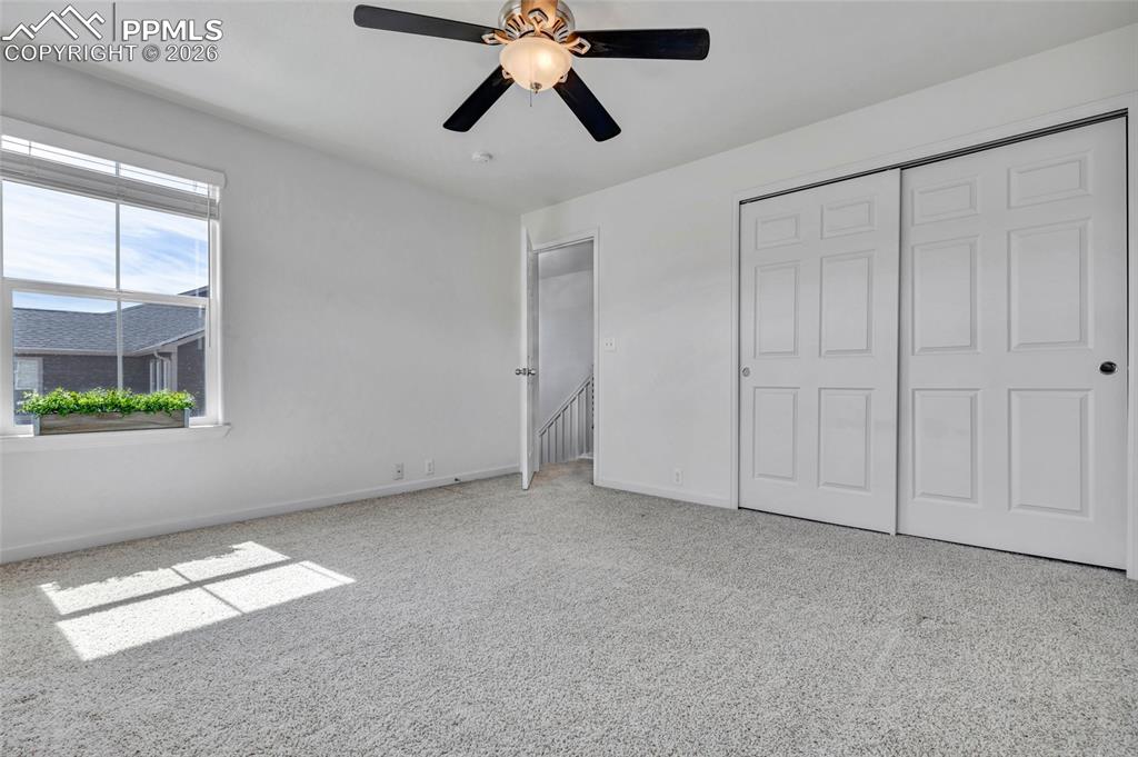 Second bedroom with built in's and view