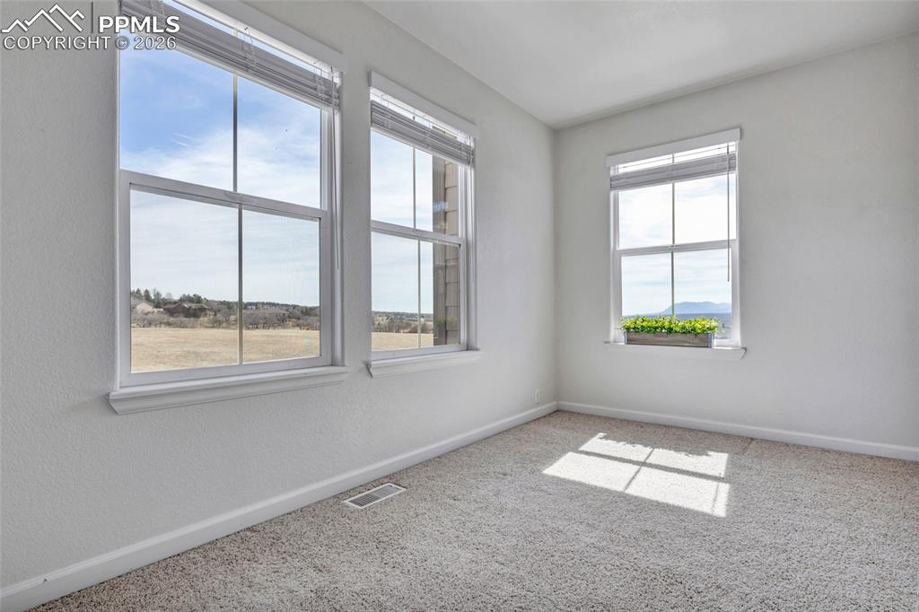 Second bedroom with built in's and view