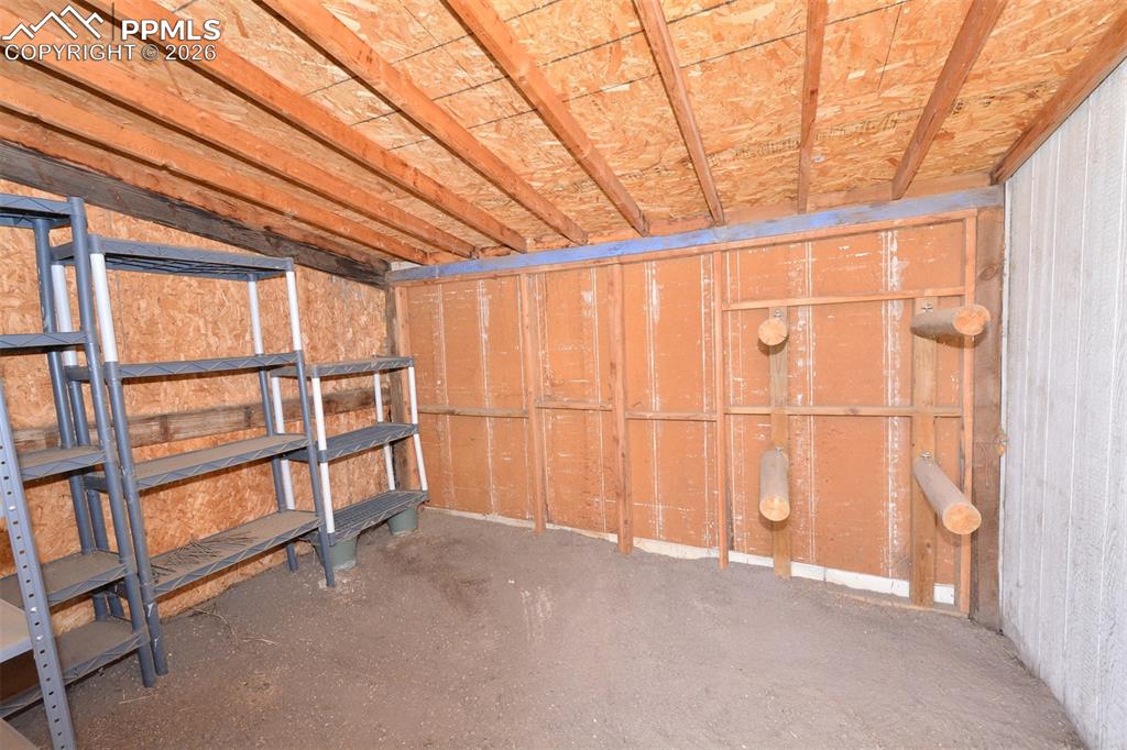 Tack room/storage shed