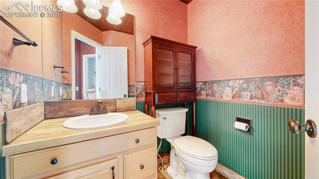 Main level half bath